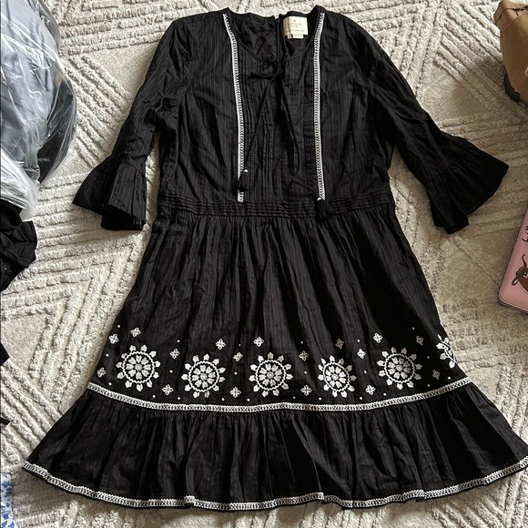 kate spade Dresses & Skirts - Kate Spade black Dress with white Detailing